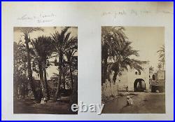 Vintage Photographs Antique Album 1885 Orientalism, Biskra, Algeria, Landscape