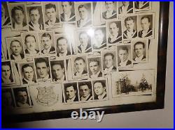 Vintage Queens University Graduating Class Composite 1938 Medical Antique Photo