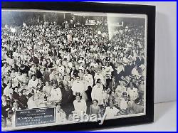 Vintage Shriners 1950 Banquet Framed Photograph Los Angeles California