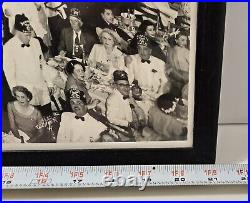 Vintage Shriners 1950 Banquet Framed Photograph Los Angeles California