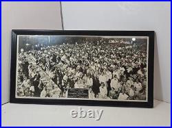 Vintage Shriners 1950 Banquet Framed Photograph Los Angeles California