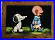 Vintage-Velvet-Art-Signed-Original-Peanuts-Charlie-Brown-Snoopy-Framed-Picture-01-wbz