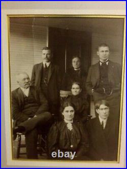 Vintage/antique 1800's Polsgrove Family Portrait