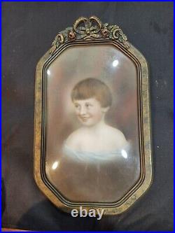 Vintage/antique Pictures With Beveled Glass And Frames