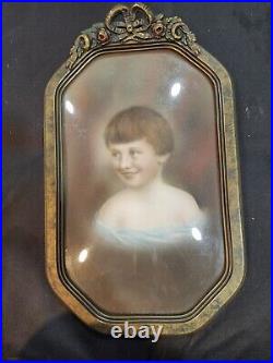 Vintage/antique Pictures With Beveled Glass And Frames