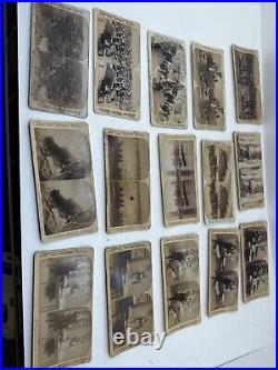 Vintage old Antique Stereoview Card Photos