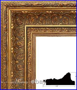 West Frames Elegance French Ornate Embossed Wood Picture Frame Antique Gold
