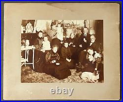 William T. Grant Family Cabinet Photo Sunbury Pennsylvania 219 Arch Street 1895